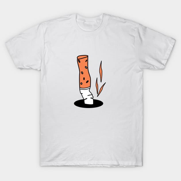 cigarette T-Shirt by Johnny_Sk3tch